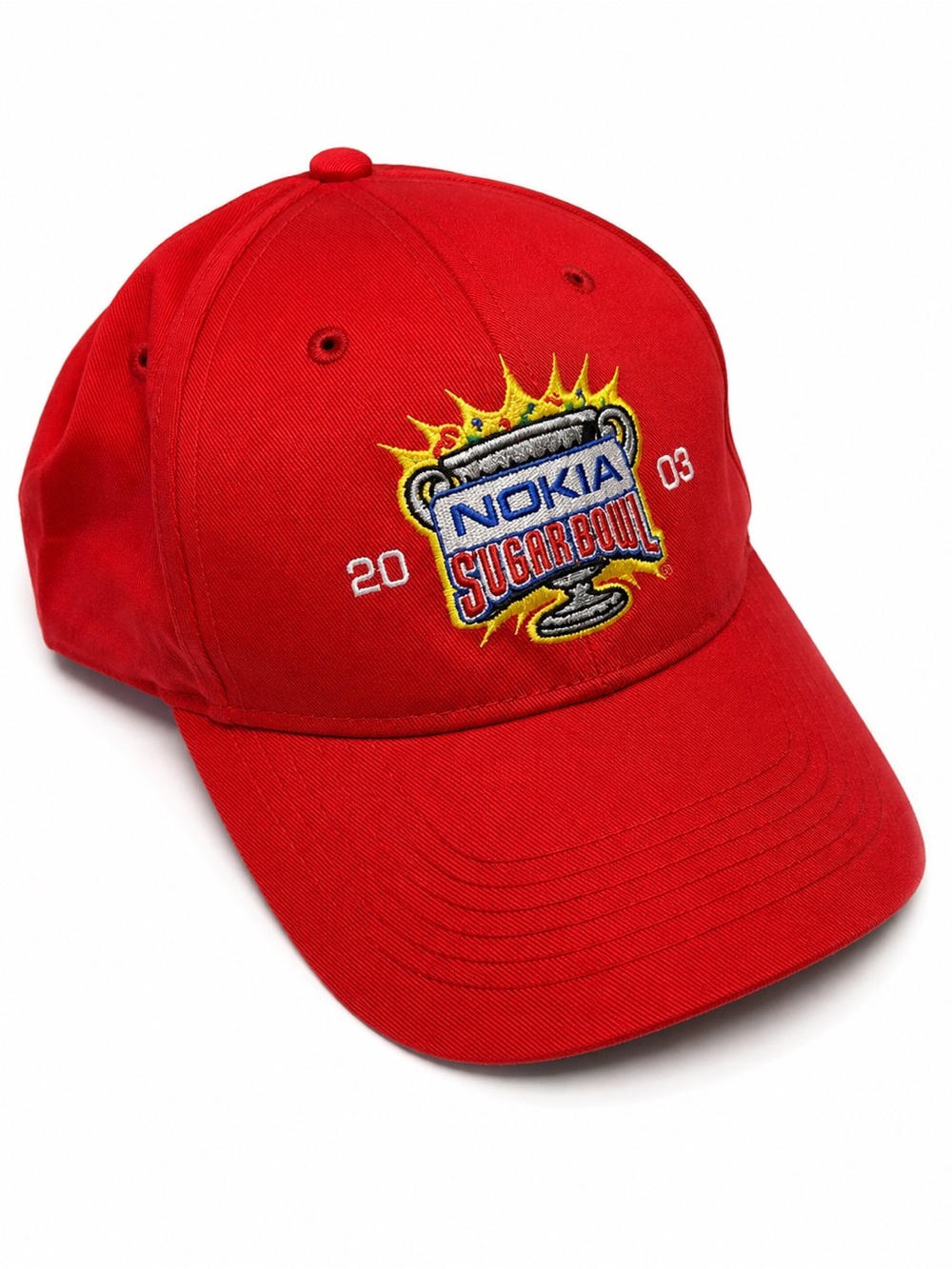 Vintage 2003 Nokia Sugar Bowl Red Baseball Cap